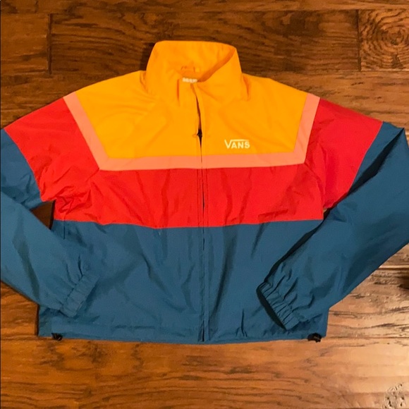 vans color block jacket